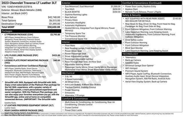 2023 Chevrolet Traverse LT Leather