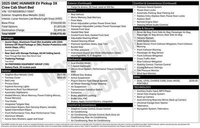 2025 GMC HUMMER EV Pickup 3X