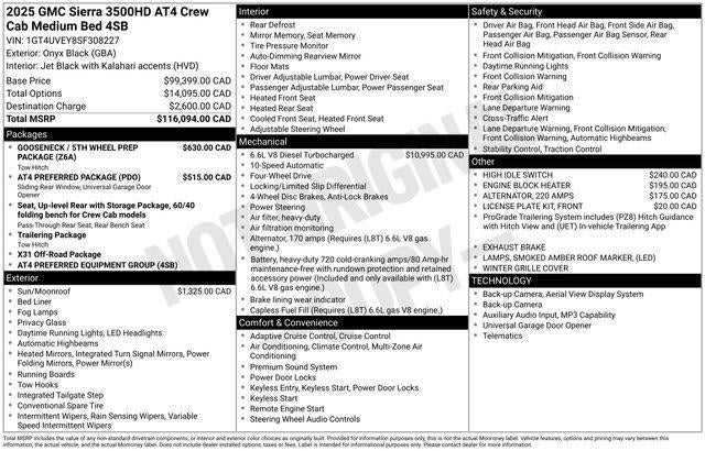 2025 GMC Sierra 3500 HD AT4