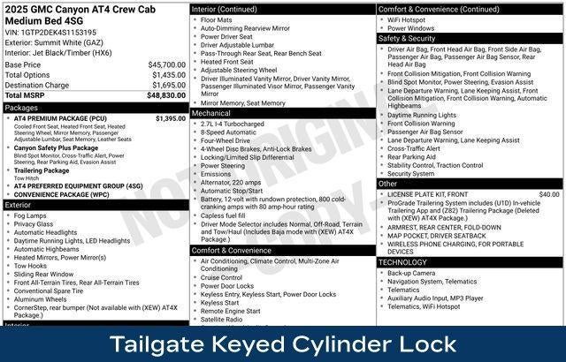 2025 GMC Canyon AT4