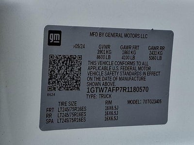 2024 GMC Savana Cargo 2500 Base