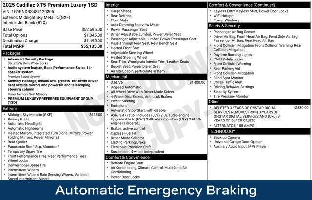2025 Cadillac XT5 Premium Luxury