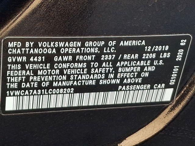 2020 Volkswagen Passat 2.0T SEL