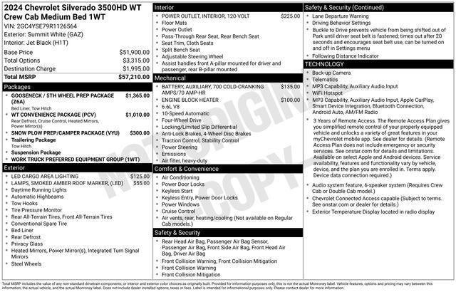2024 Chevrolet Silverado 3500 HD WT