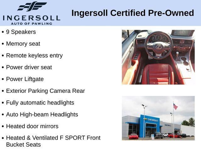 2022 Lexus RX 350 F SPORT Handling