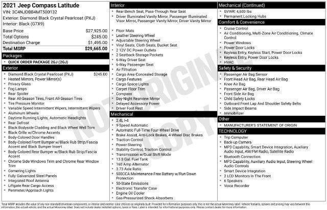 2021 Jeep Compass Latitude