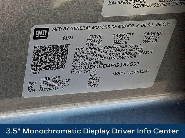 2023 Chevrolet Silverado 1500 Custom Trail Boss