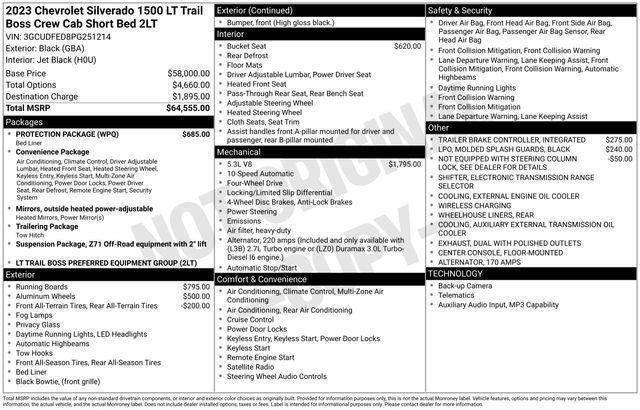 2023 Chevrolet Silverado 1500 LT Trail Boss