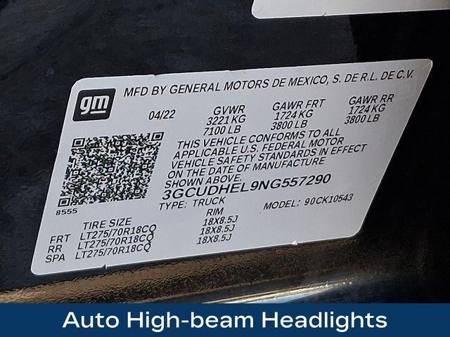 2022 Chevrolet Silverado 1500 ZR2