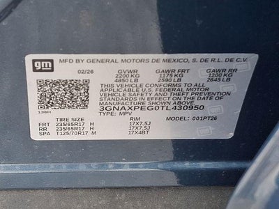 2026 Chevrolet Equinox LT