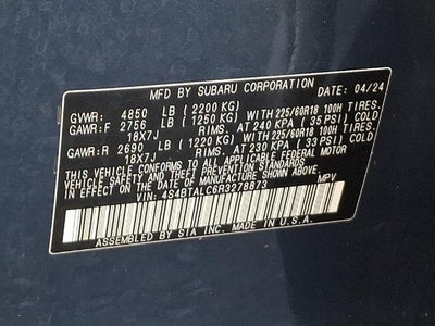 2024 Subaru Outback Onyx Edition