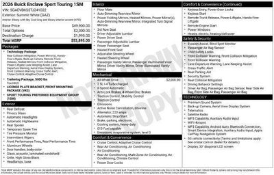 2026 Buick Enclave Sport Touring