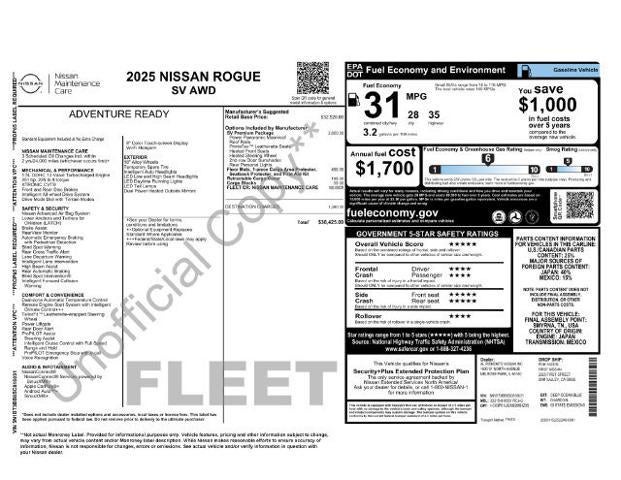 2025 Nissan Rogue SV Intelligent AWD