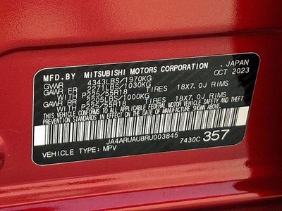 2024 Mitsubishi Outlander Sport 2.0 LE AWC