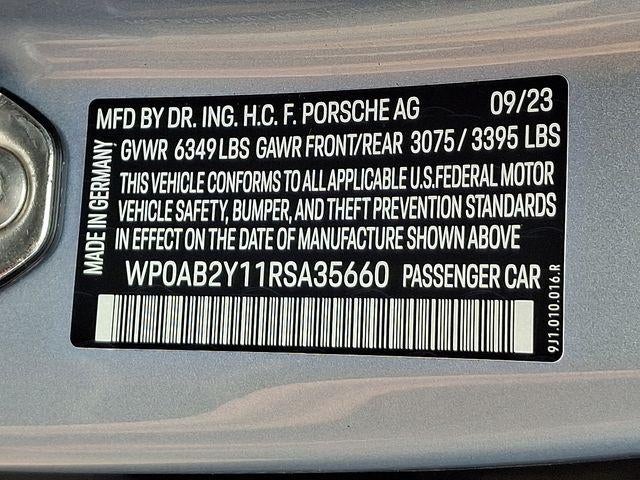 2024 Porsche Taycan 4S