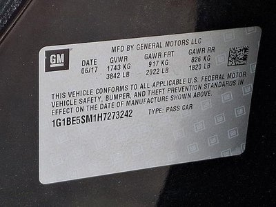 2017 Chevrolet Cruze LT