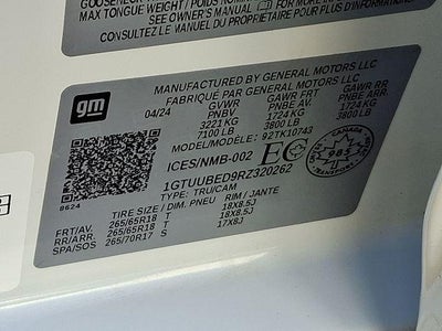 2024 GMC Sierra 1500 SLE