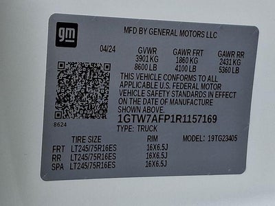 2024 GMC Savana Cargo 2500 Base