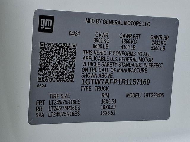 2024 GMC Savana Cargo 2500 Base