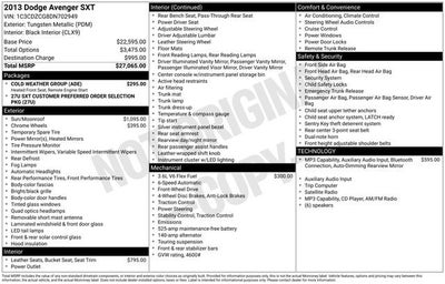 2013 Dodge Avenger SXT