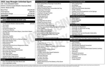 2022 Jeep Wrangler Unlimited Sport 4x4