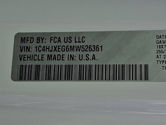 2021 Jeep Wrangler Unlimited Sahara Altitude 4x4