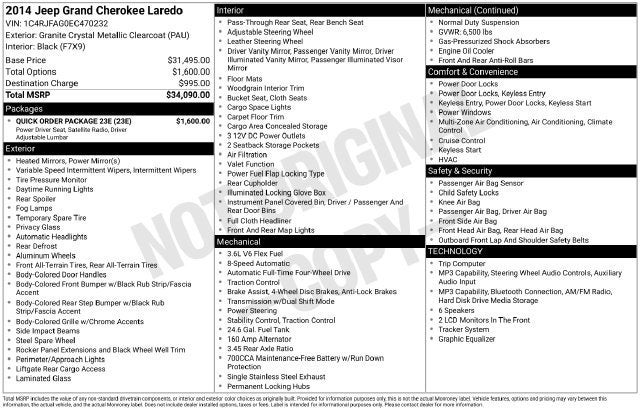 2014 Jeep Grand Cherokee Laredo
