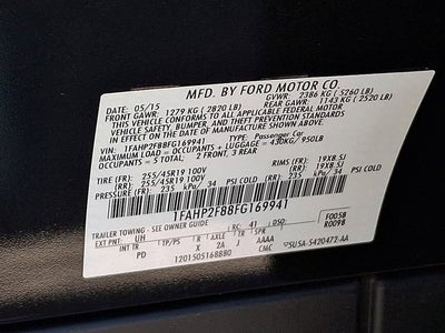 2015 Ford Taurus Limited