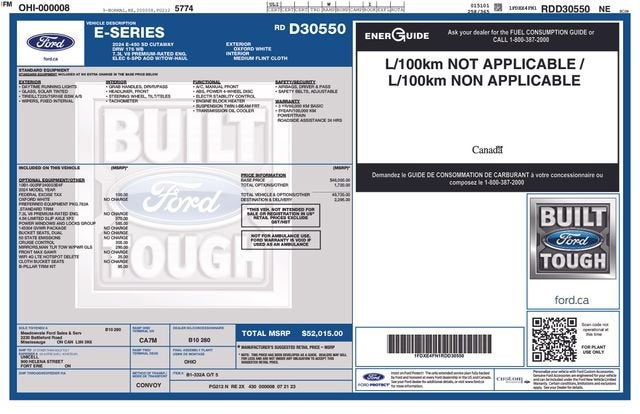 2024 Ford E-Series Cutaway E-450 DRW 158" WB