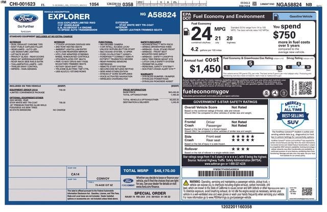 2022 Ford Explorer Limited RWD