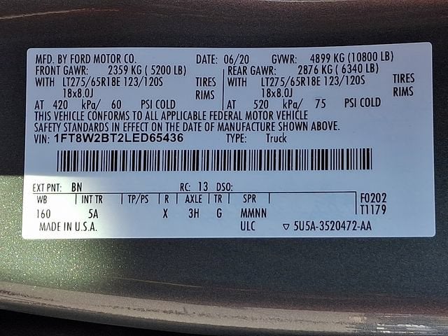 2020 Ford Super Duty F-250 SRW XL