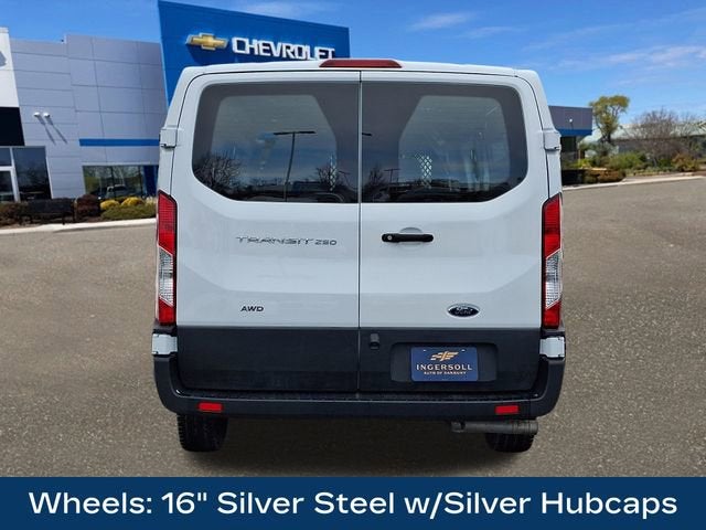 2023 Ford Transit Cargo Van T-250 130" Low Rf 9070 GVWR AWD
