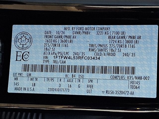2024 Ford F-150 Tremor