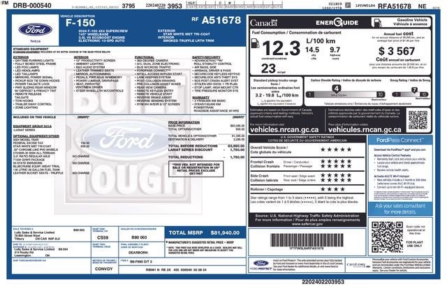 2024 Ford F-150 LARIAT