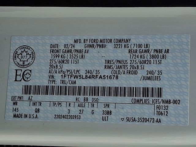 2024 Ford F-150 LARIAT