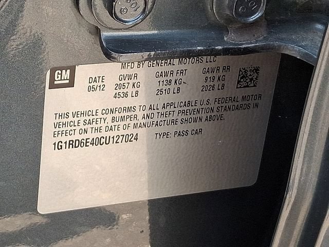 2012 Chevrolet Volt 5dr HB