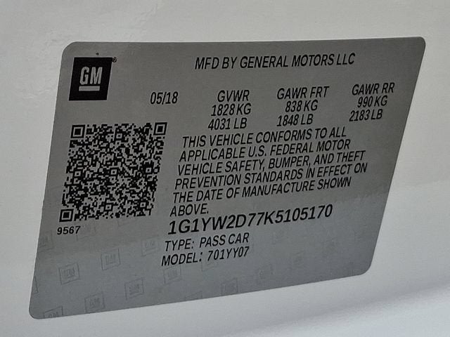 2019 Chevrolet Corvette Grand Sport Grand Sport 1LT
