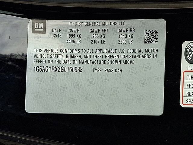 2016 Cadillac ATS Standard AWD