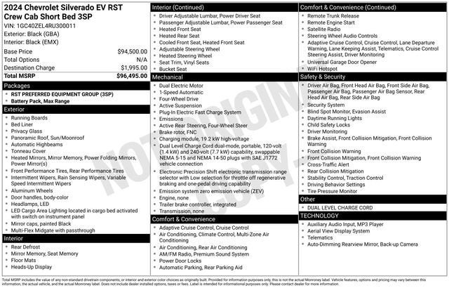 2024 Chevrolet Silverado EV RST