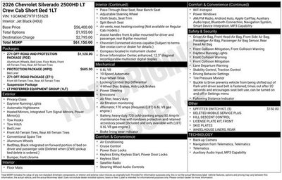 2026 Chevrolet Silverado 2500 HD LT