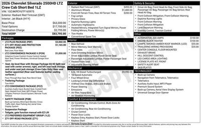 2026 Chevrolet Silverado 2500 HD LTZ