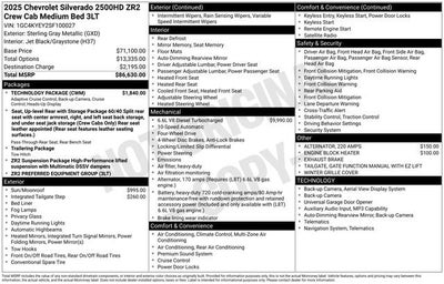 2025 Chevrolet Silverado 2500 HD ZR2