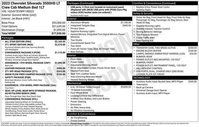 2023 Chevrolet Silverado 3500 HD LT