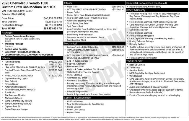 2023 Chevrolet Silverado 1500 Custom