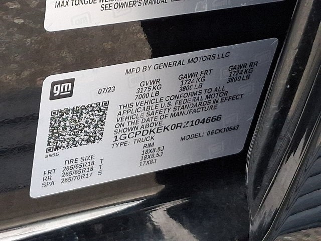 2024 Chevrolet Silverado 1500 LT (2FL)