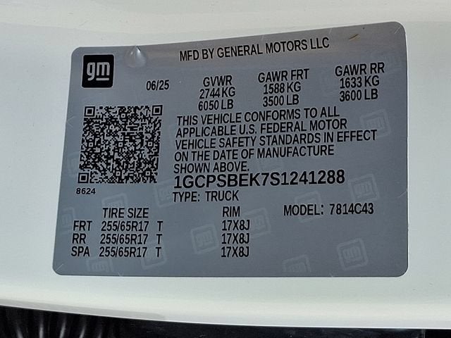 2025 Chevrolet Colorado 2WD Work Truck