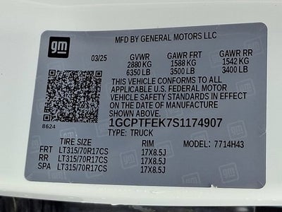 2025 Chevrolet Colorado ZR2