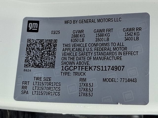 2025 Chevrolet Colorado ZR2