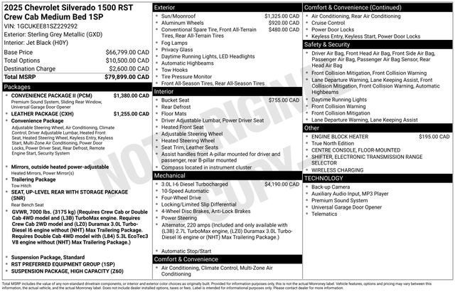 2025 Chevrolet Silverado 1500 RST