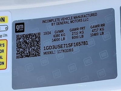 2025 GMC Sierra 3500 HD Chassis Cab Pro